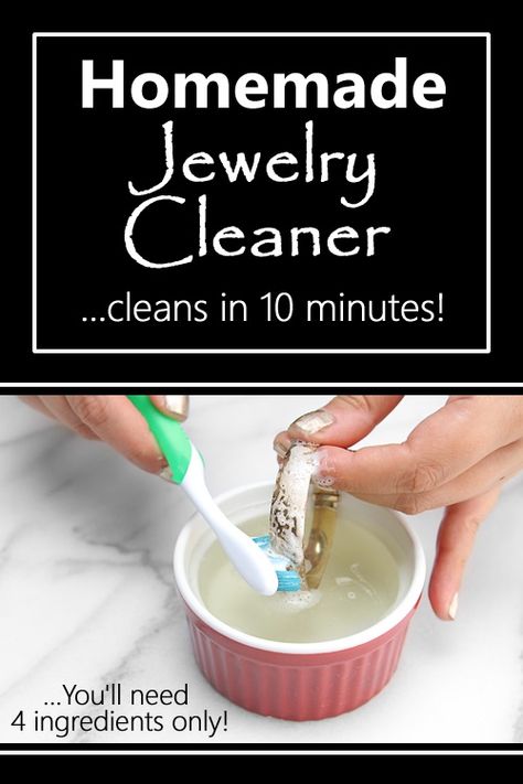 Homemade Ring Cleaner, Silver Cleaner Diy, Jewlery Cleaner, Homemade Floor Cleaner, Natural Jewelry Cleaner, Best Jewelry Cleaner, Homemade Floor Cleaners, Sterling Silver Jewelry Cleaner, Homemade Jewelry Cleaner