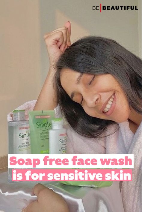 Soap free face wash for sensitive skin Face Wash For Sensitive Skin, Facial Wash, Skin Concern, Combination Skin, Damaged Skin, Fatty Acids, Mild Soap, Face Wash, Natural Oils