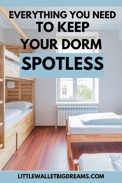 Dorm Cleaning Essentials Dorm Room Cleaning Supplies, Must Have Cleaning Supplies, Dorm Cleaning, Starting University, Cleaning Essentials, Disinfecting Wipes, Broom And Dustpan, Organized Living, Cleaning Chemicals