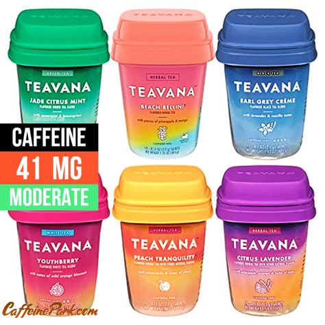 How much caffeine is in Teavana Tea? Tea Names, Teavana Tea, Caffeine Drinks, Medicinal Tea, Watermelon Mint, Tea Reading, Caffeine Content, Steeped Tea, Oolong Tea