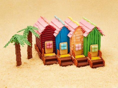 How To Make Graham, Graham Cracker House, Starburst Minis, Graham Cracker Gingerbread House, Gingerbread House Contest, Gingerbread Competition, Homemade Gingerbread House, Cracker House, Gingerbread House Parties