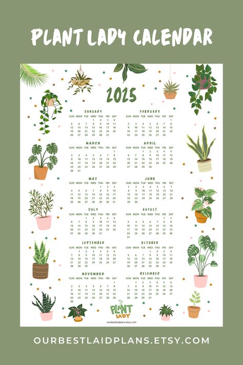 #plant_calendar, #botanical_calendar, #at_a_glance_calendar, #printable_calendars, #calendar_download, #2025_calendar, #plant_aesthetic, #calendar_printable, #plant_lover_gift Calendars 2025, Botanical Calendar, 2025 Printable, Free Printable Calendars, At A Glance Calendar, Stuff To Print, Monthly Printable, Cat Calendar, Dentist Appointment