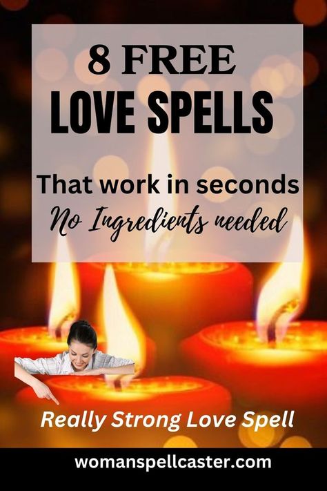 Discover free love spells that work in seconds - no witchcraft required! Cast powerful, fast-acting spells to find and keep true love today. Attract Soulmate, Full Moon Love Spell, White Magic Love Spells, Love Spell Chant, Love Binding Spell, Free Love Spells, Spells That Really Work, Black Magic Love Spells, Manifestation Spells