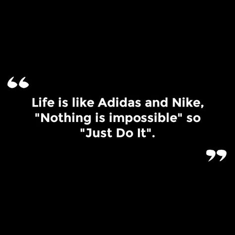 #motivationalquotes #inspirationalquotes #motivationalquote #motivationquote #motivationalpost #quotestagram #quotesaboutlife #lifequotes Adidas Quotes, Impossible Is Nothing, Tiny Quotes, Nothing Is Impossible, Quotes Daily, Daily Inspiration Quotes, Inspiration Quotes, Motivation Quotes, Daily Inspiration