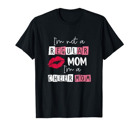 PRICES MAY VARY. Looking for Cheer mother's day ideas for your amazing mom, wife, sister or grandma? Grab this "I'm Not Like A Regular Mom I'm A Cheer Mom" a design for mom. Every mom or mommy will definitely enjoys this print and a being a Cheer mom. Lightweight, Classic fit, Double-needle sleeve and bottom hem Cheerleading Mom Shirts, Team Mom Shirt, Mother's Day Ideas, Momma Shirts, Competition Outfit, Cheer Gear, Mom Tee Shirts, Cheerleading Mom, Cheerleading Shirts