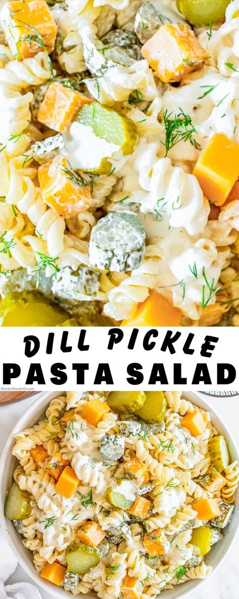 Jalapeno Pasta Salad, Dill Pasta Salad Recipes, Dill Pickle Salad Recipe, Pasta Salad Creamy, Dill Pickle Pasta Salad Recipe, Dill Pickle Salad, Pickle Pasta Salad Recipe, Dill Pickle Potato Salad, Pickle Pasta Salad