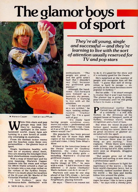 Sports Article Part 1 - New Idea July 12, 1986 School Magazine Ideas Articles, Women In Sports Journalism, Sports Newspaper Design Layout, Sports Section Newspaper, Newspaper Article Format, Sports Article, Sport Magazine, Pick Up Lines Cheesy, Writers Help