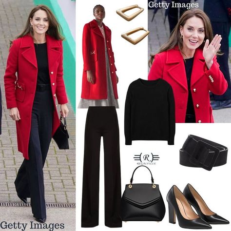 The Princess of Wales, Catherine, chose signature look for Wales visit Princess Kate Style, William And Catherine, Kate Middleton Style Outfits, Catherine Princess Of Wales, Prince And Princess Of Wales, Queen Kate, Kate Middleton Outfits, University Outfit, Princess Kate Middleton