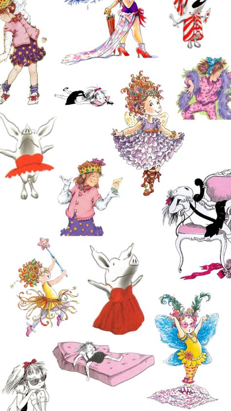 fancy nancy, junie b jones, olivia the pig, eloise Fancy Poses, Junie B Jones, Wall Appliques, Fancy Nancy, Cool Wallpapers For Phones, Ooh La La, Children’s Books, Diy Art, Wall Stickers