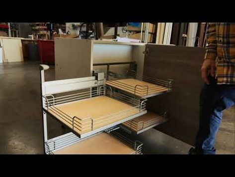 (28) Hafele Magic Corner Demo-Best Storage Solution for Blind Base Kitchen Cabinets-417 Cabinets - YouTube Corner In Kitchen, Blind Corner Cabinet Solutions, Corner Cabinet Solutions, Magic Corner, Cabinet Solutions, Blind Corner Cabinet, Corner Base Cabinet, Kitchen Magic, Build House