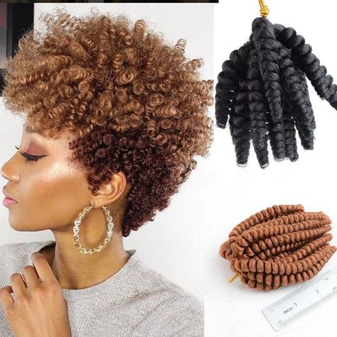 Hair Braid Diy, Short Crochet Braids, Curly Crochet Braids, Hairstyles Diy, Short Crochet, Crochet Hairstyles, Curly Crochet Hair Styles, Crochet Braid Styles, Pelo Afro