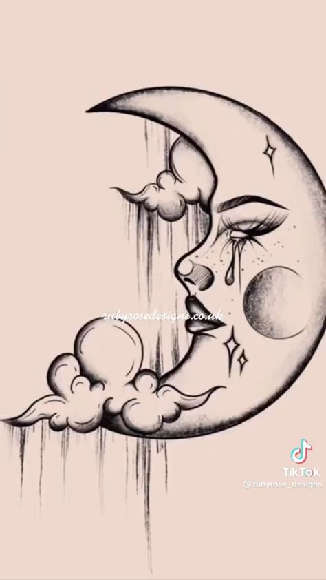 Aztec Tattoo Drawings, Cool Things To Sketch Creative, Moon Drawing Design, Dope Drawing Ideas, Tattoo Sketches Ideas Creative, 2024 Tattoo Ideas, Drawling Designs, Moon And Sun Drawing, Easy Tattoo Stencils