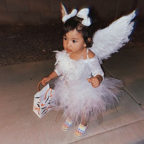 Toddler Angel Costume, Cats In Halloween Costumes, Costume Unique, Angel Theme, Sweet Pictures, Angel Costume, Toddler Halloween Costumes