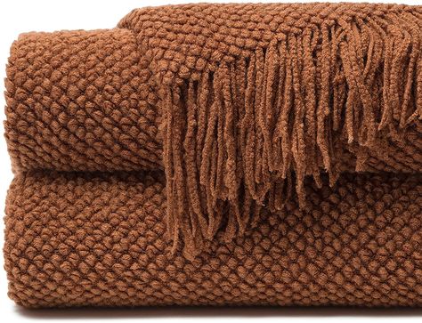 Earth tone rooms should have a mix of colors and textures – and this throw delivers both! This earthy room decor is multifaceted and can be used in any earth tone room. Pearl Knit, Blanket With Tassels, Brown Throw Blanket, Brown Blanket, Bed Living Room, Outdoor Blankets, Knit Throw, Blanket For Couch, Knit Throw Blanket