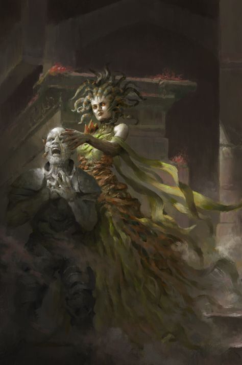 Medusa Masks, Medusa Pictures, Tattoo Medusa, Maleficent 2, Medusa Gorgon, Medusa Art, Myths & Monsters, Mtg Art, Hybrid Design