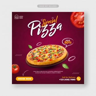 Pizza instagram posts Vectors, Photos and PSD files | Free Download Pizza Post, Pizza Instagram, Pizza Sale, Advert Design, Restaurant Layout, Restaurant Social Media, Sale Template, Burger Menu, Pizza Special