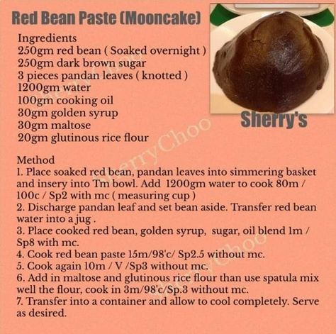 Sweet Red Bean Paste Recipe, Red Bean Paste Recipe, Adzuki Bean Recipe, Sweet Red Bean Paste, Adzuki Beans, Sweet Red Bean, Red Bean Paste, Paste Recipe, Chinese Dessert