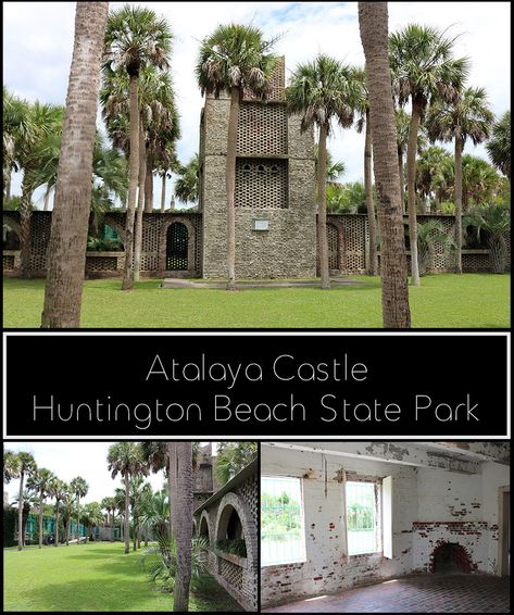 While camping at Huntington State Park near Murrells Inlet, SC, we discovered Atalaya Castle located between the campground’s north and south loops. I’m intrigued in places where unique architecture exists. Atalaya Castle was built as a summer resident by philanthropist Archer M. Huntington and his wife, the sculptor Anna Hyatt Huntington in the mid-1930s. Anna Hyatt Huntington, Huntington Beach State Park Sc, Hyatt Regency Huntington Beach, Atalaya Castle, Waterfront Beach Resort Huntington Beach, South Carolina Coast, Tuscany Wine, Huntington Beach Pier, American Castles