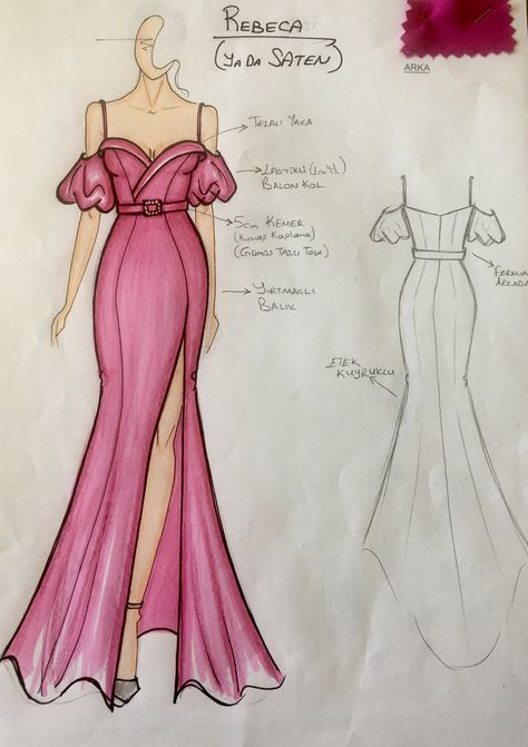 Frock Illustration Fashion, Evening Wear Illustration, Frock Drawing, Frock For Teens, Dress Illustration Design, Illustration Poses, Evening Dress Outfit, Fashion Illustration Poses, Fashion Illustration Tutorial