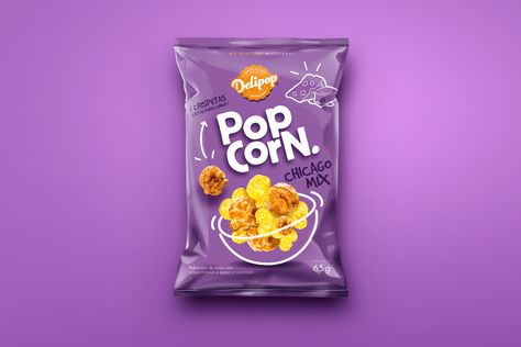 Corn Products, Popcorn Brands, Popcorn Packaging, Chip Packaging, Packaging Snack, Packaging Design Trends, Pouch Packaging, Food Poster Design, Food Packaging Design