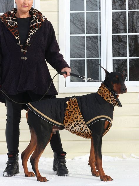 Custom Made Dog Coats Online | Gabriella Pet Style Dog Jacket Patterns, Large Dog Coats, Dog Fashion Clothes, Big Dog Clothes, Dog Onesies, Dog Coat Pattern, Fleece Dog Coat, Dog Clothes Diy, Dog Winter Coat