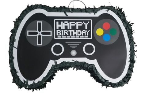 Birthday Pinata, Kids Birthday Party Decoration, Game Themes, Video Game Controller, Birthday Party Decoration, For Your Party, Centerpiece Decorations, Party Card, Party Table