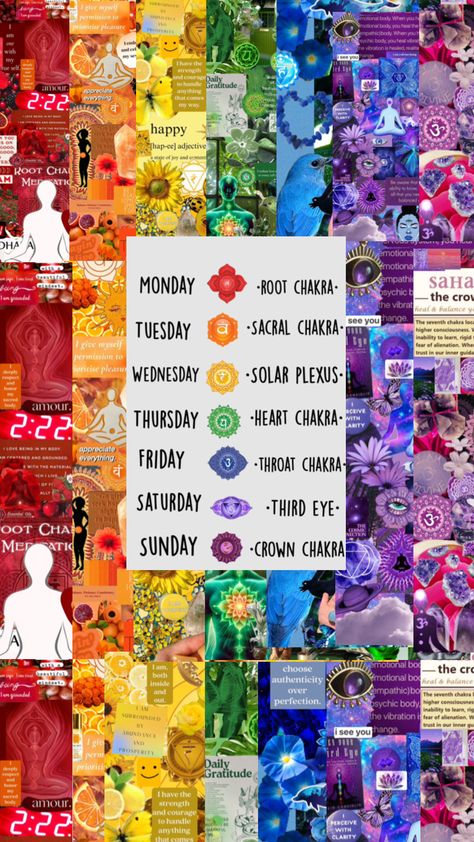 #chakras Chakras And Zodiac Signs, Chakra Colors In Order, Chakra Aesthetic Wallpaper, Chakra Wallpaper Iphone, Chakras Wallpaper, Chakra Aesthetic, Aligned Chakras, Chakra Illustration, Light Worker