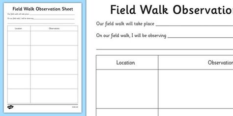 Field Walk Observation Sheet - Science, Habitats, Australian Curriculum, Living, Environment, Living Things, Animals, Plants, Worksheet, Field Walk, Observations Nature Walk Worksheet, Science Projects For Kids, Nature Walk, Australian Curriculum, Rocket Science, Science Resources, Year 3, Science Biology, Living Things