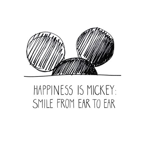 Mickey Mouse Quotes, Black And White Mickey Mouse, Minnie Tattoo, Disney Silhouette Art, Disney Themed Classroom, Mickey Mouse Face, Mickey Mouse Images, Face Smile, Disney Silhouette