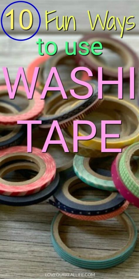 Diy Washi Tape Crafts, Washi Tape Uses, Basic Planner, Homemade Bookmarks, Washi Tape Projects, Easy Crafts For Teens, Washi Tape Ideas, Tape Ideas, Tape Projects