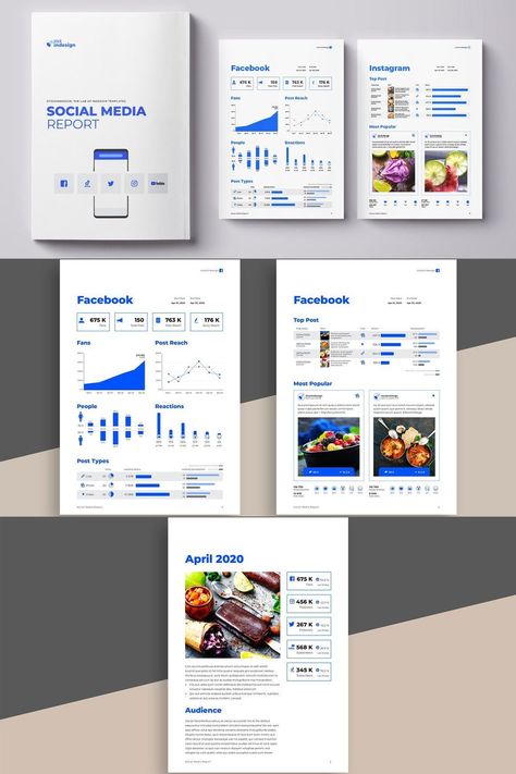 Social Media Report template is professional, fresh and clean InDesign Template. It is for designers working on proposal or based on the projects. It’s available in 11 pages both A4 and US letter sizes. The statistics of the social media report allow you to make the best decisions in your comprehensive marketing plan. Design T-Shirts, Instagram Stories,Banners & MoreInsta#Social_Media_Report_Template #Social_Media_Analysis #Social_Media_Metrics #Instagram_Report Social Media Report Template, Marketing Plan Infographic, Social Media Analysis, Social Media Metrics, Instagram Report, Free Business Logo, Social Media Report, Marketing Report, Proposal Design