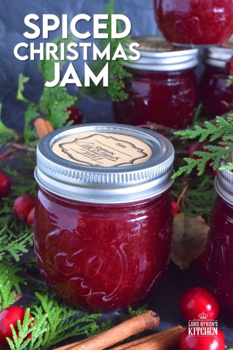 Canning Cupboard, Spiced Christmas Jam, Spiced Jam, Canning Sauces, Canned Recipes, Blueberry Butter, Christmas Jam, Jam Recipes Homemade, Canning Jam