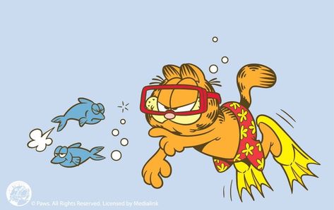 Garfield Computer Wallpaper, Garfield Desktop Wallpaper, Garfield Wallpaper Laptop, Garfield Laptop Wallpaper, Garfield Wallpaper Desktop, Summer Garfield, Garfield Widget, Garfield Background, Garfield Summer