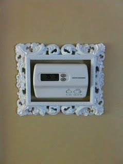 Pinterest Fall Challenge: Chalkboard Thermostat Frame Thermostat Frame, Hide Thermostat, Decor Minimalist, Boho Home, Cheap Home Decor, My New Room, Thermostat, My Dream Home, Decorating Tips