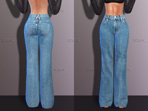 D.O.Lilac's Straight Jean [SET] DO199 Sims 4 Cc Straight Leg Jeans, Sims 4 Cc Straight Jeans, Sims 4 Black Jeans, Sims 4 Jeans Female, Sims Cc Pants Patreon, Sims 4 Cc Trousers Female, Sims Cc Trousers, Sims 4 Alpha Cc Pants, Sims 4 Cc Flare Pants