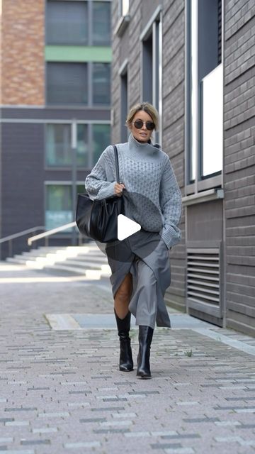 Gitta Banko on Instagram: "#shadesofgrey 
#sweater @gittabanko_thelabel 
Ad" Gitta Banko, Shades Of Grey, On Instagram, Instagram