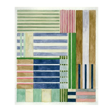 Feilden Throw - Wallace & Sewell Emma And Harriet, Striped Art, Patchwork Quilt Patterns, Geometric Fabric, Royal College Of Art, Web Development Design, College Art, Fabric Art, Patchwork Quilts