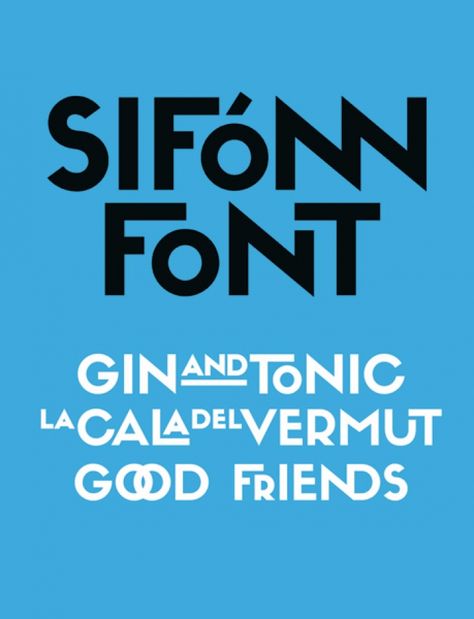 Sifonn display typeface by Spanish designer, inspired in art deco geometric forms. #typography Art Deco Font, Unique Business Cards Design, Fonts For Designers, Wordmark Logo, Typography Alphabet, Type Inspiration, Display Typeface, Aesthetic Fonts, Lettering Alphabet Fonts