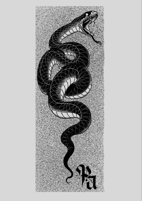 Black Mamba Drawing, Black Mamba Tattoo Design, Black Mamba Snake Tattoo, Mamba Snake Tattoo, Black Mamba Tattoo, Blackwork Tattoo Design Drawings, Blackwork Tattoo Design, Art Final Project, Black Mamba Snake