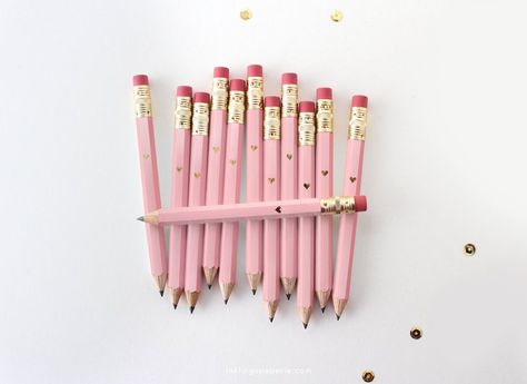 16 Fun-Size Bachelorette Party Favors Pink Eraser, Photo Polaroid, Wooden Pencils, Shower Bebe, Cute School Supplies, Marking Tools, Everything Pink, Pink Mini, Erasers