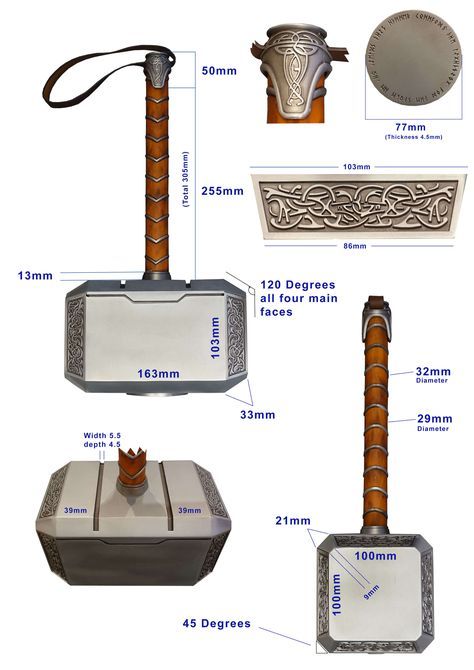 Marvel Diy, Thor Costume, Armadura Cosplay, Thor Cosplay, Thor Hammer, Thor's Hammer, Marvel Thor, Cosplay Diy, Movie Props