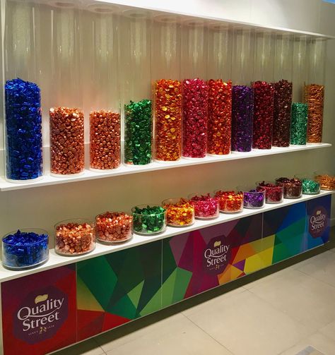 John Lewis to launch Quality Street pick and mix personalisation station for Christmas Pops Chock Lit Shop, Candy Assortment, Quality Street Chocolates, Cadbury Roses, Tin Tub, Pick And Mix Woolworths, Quality Streets Chocolates, Pick And Mix Sweets Candy Buffet, Christmas Colour Schemes