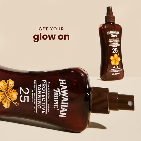 $9.99 Hawaiian Tropic Tanning Oil, Tropic Island, Tanning Spray, Outdoor Tanning, Oil Gel, Moisturizing Body Oil, Sunscreen Oil, Spray Sunscreen, Tanning Sunscreen