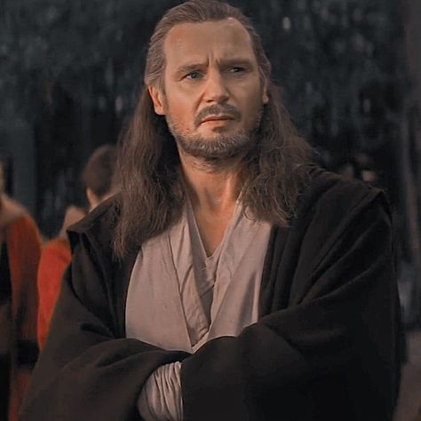 Qui Gon Jinn Icon, Liam Neeson Movies, Star Wars Fanfiction, Qui Gon Jinn, Fictional Stories, Shonen Manga, Grey Jedi, Qui Gon, Star Wars Food