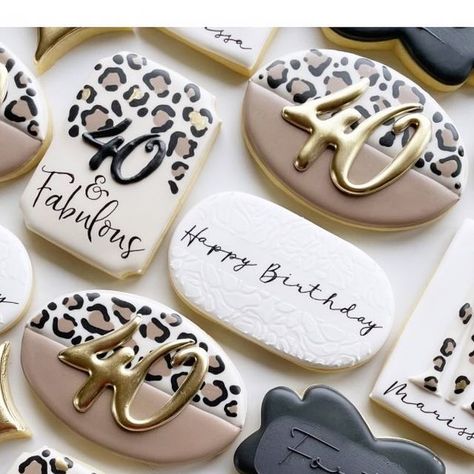 The Bakerin ~ Barb S. on Instagram: "Forty and fabulous...." 40 Af, 60 And Fabulous, Forty And Fabulous, 40 & Fabulous, 40 And Fabulous, Forty Birthday, 45th Birthday, Decorating Cookies, Fabulous Birthday