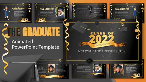 This graduate celebration PowerPoint contains fun video slide layouts to add information for part times, graduate profile, favorite quote, or share a story. Fun Video, Microsoft Corporation, Powerpoint Presentation Design, Time Design, Sioux Falls, Graduate School, Time To Celebrate, Colleges And Universities, Presentation Design