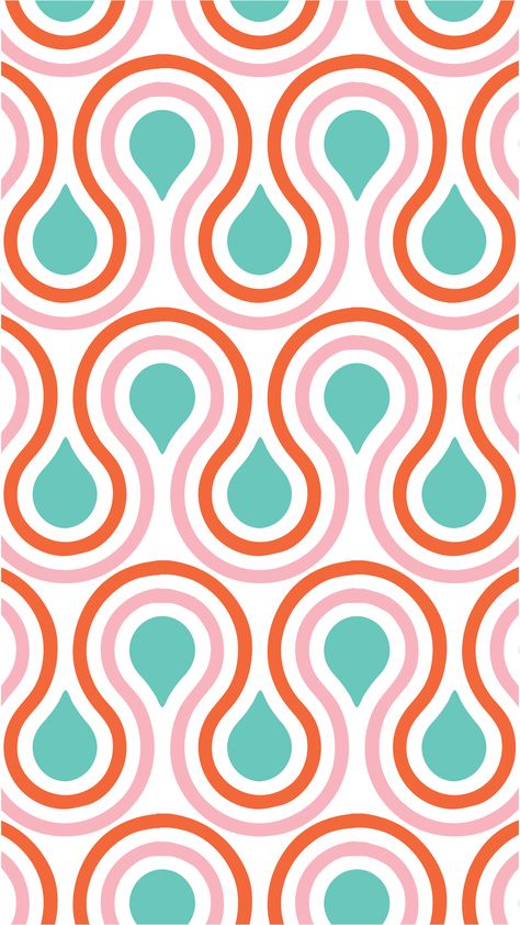 Retro Pattern Design for I Love Funky | Brand Design by Nicole Speake Pattern Design Inspiration, Textile Pattern Design, Textile Pattern, Retro Pattern, Design Services, Circles, Pattern Design, Design Inspiration, Shades