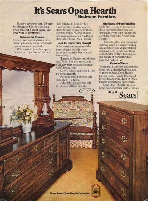 It Came From the ’70s: The Story of Your Grandma’s Weird Couch | Collectors Weekly Period Interiors, Vintage Bedroom Furniture, Parents Bedroom, Retro Bed, Classic Advertising, Retro Interior Design, Nostalgic Memories, Product Marketing, Furniture Ads