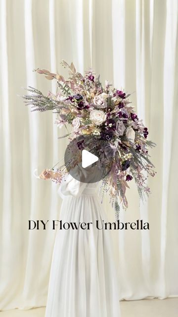 Umbrella Floral Arrangement, Floral Umbrellas Diy, Flower Umbrella Diy, Diy Umbrella Decoration, Moth Wedding, Umbrella Flowers, Umbrella Decor, Umbrella Diy, Floral Photoshoot