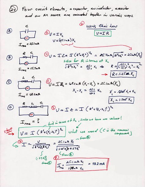 AC Circuits Basic Electrical Engineering, Electrical Engineering Books, Electrical Engineering Projects, Ac Circuit, Ap Physics, Basic Electrical Wiring, Power Engineering, Engineering Notes, Physics Formulas